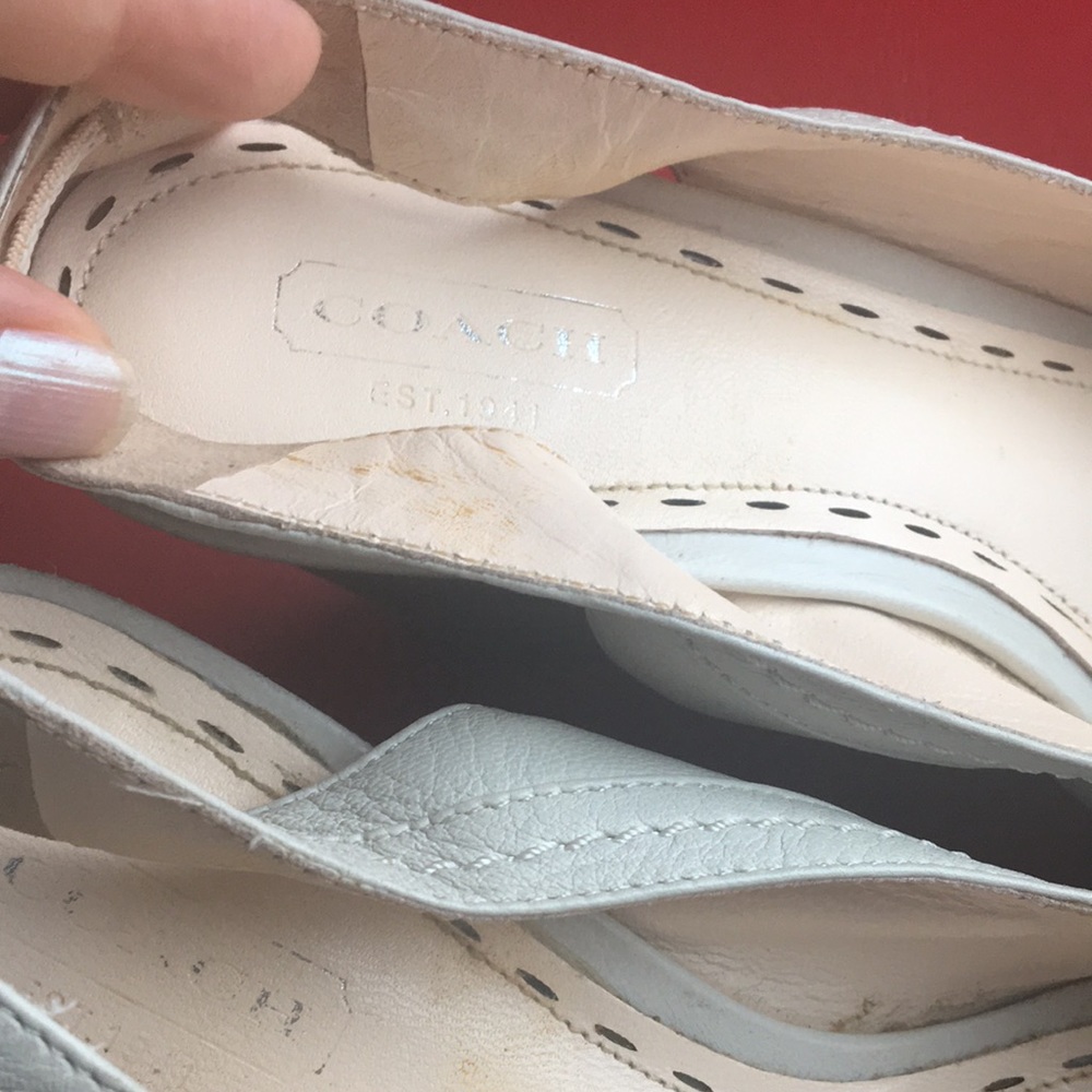 Coach Ciara Wedges Sz 7B - Picture 4 of 9